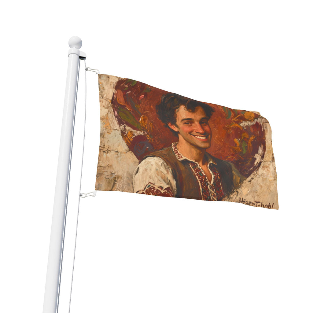 Heart-Throb? More like Heart-Job! Artistic House Flag